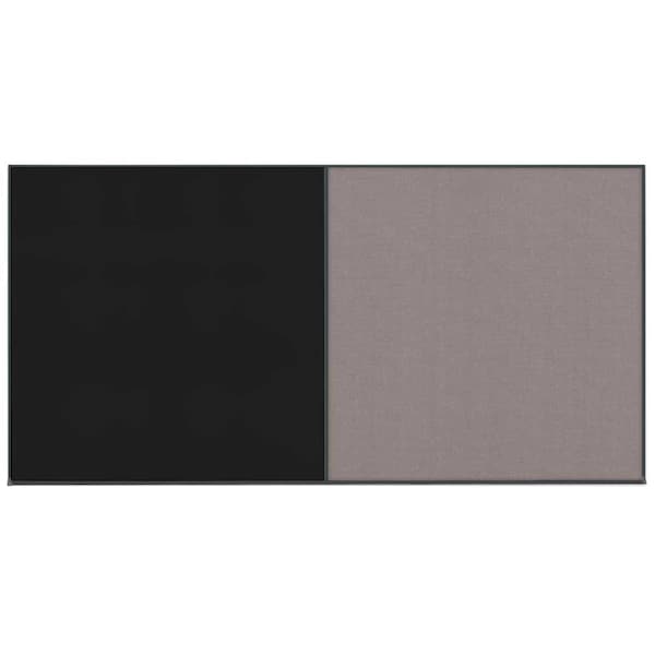Enclosed Corkboard, 1 Door, 60"x36", 4" Fra